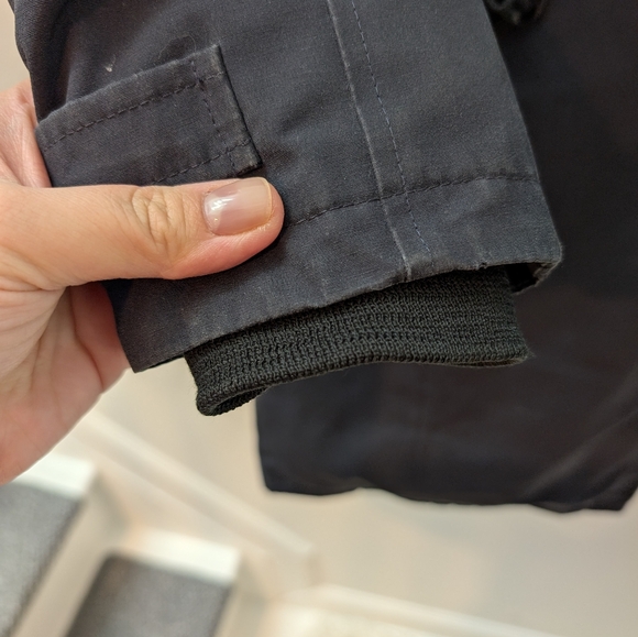 Canada Goose Kensington Parka Navy Jacket with Fur Size MD - Picture 4 of 13